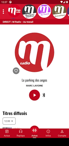 M Radio french songs