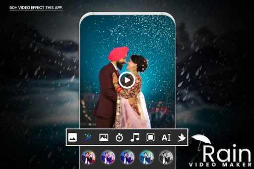 Rain Video Maker screenshot 2