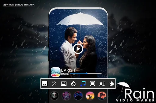 Rain Video Maker screenshot 4