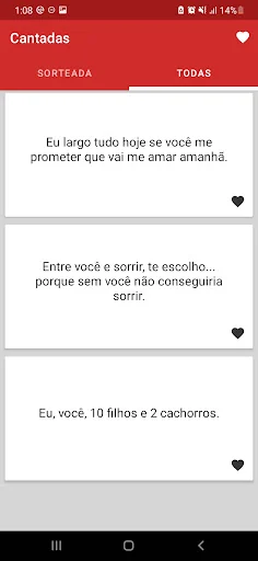 Cantadas de Amor e Engraçadas