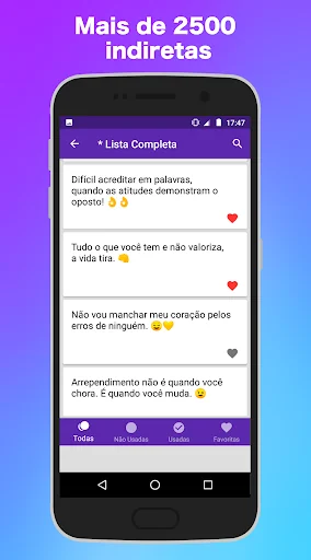 Frases de Indiretas screenshot 2