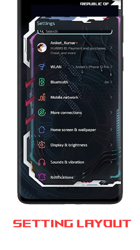 R0G_v4 EMUI 9/10/11 Theme screenshot 1