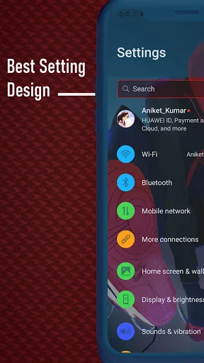 Spider Theme EMUI 5/8/9.1 screenshot 2