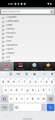 Armenian bestdict Բառարան screenshot 3
