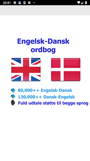 Danish bestdict screenshot 1