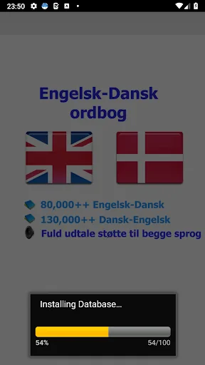 Danish bestdict screenshot 2