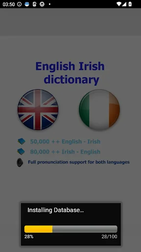 Irish foclóir Béarla Gaeilge screenshot 2