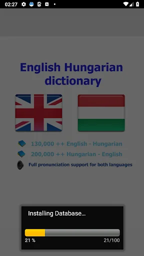 Hungarian dict fordito szotar screenshot 2