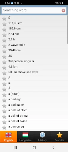 Hungarian dict fordito szotar screenshot 3