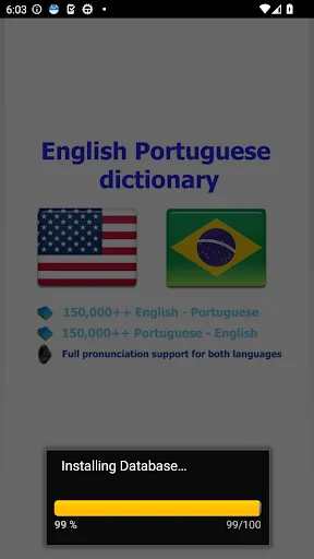 Portuguese bestdict screenshot 2