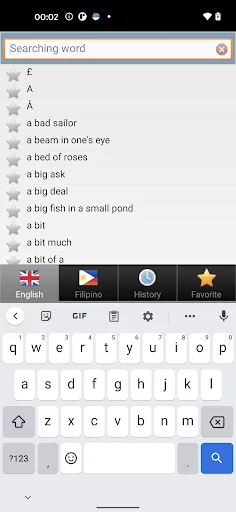 Filipino Tagalog bestdict screenshot 3