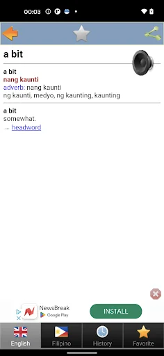 Filipino Tagalog bestdict screenshot 4
