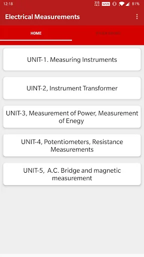 Electrical Measurements
