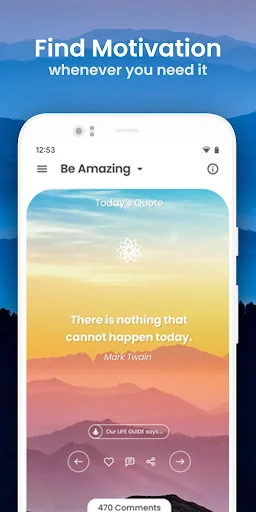 Daily Motivational Quotes App screenshot 1