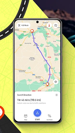 GPS Map Live Earth Navigation screenshot 2