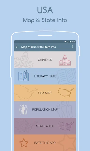 Map of USA screenshot 1