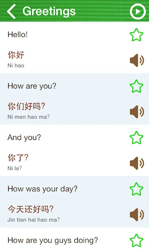 Learn Chinese Phrasebook