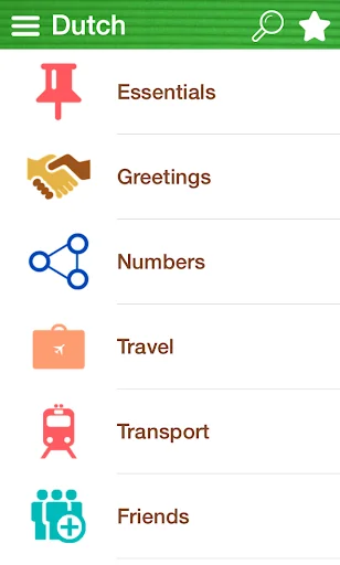 Learn Dutch Phrasebook screenshot 1
