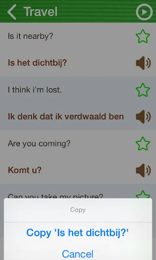 Learn Dutch Phrasebook screenshot 3
