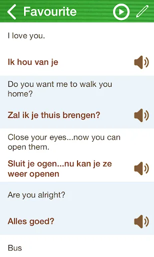 Learn Dutch Phrasebook screenshot 4