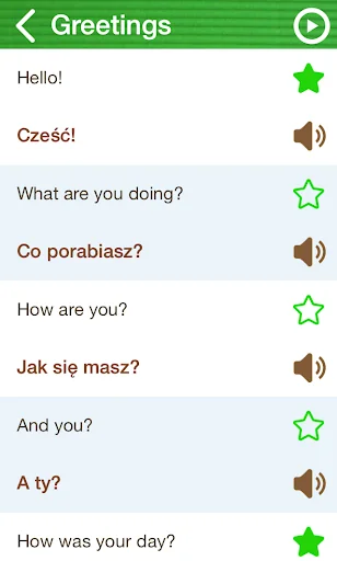 Learn Polish Phrasebook screenshot 2