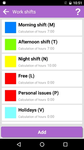 My Work Shifts screenshot 3