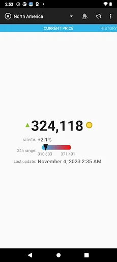 Alerts for WoW Token price screenshot 1