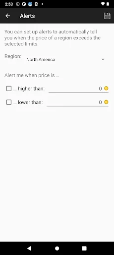 Alerts for WoW Token price screenshot 3