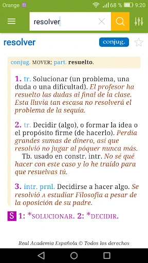 Diccionario del estudiante screenshot 3