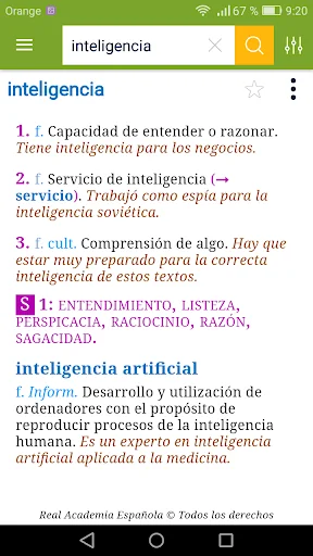 Diccionario del estudiante screenshot 4