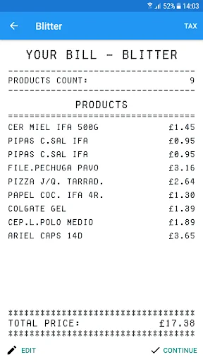 Blitter - The bill splitter screenshot 3