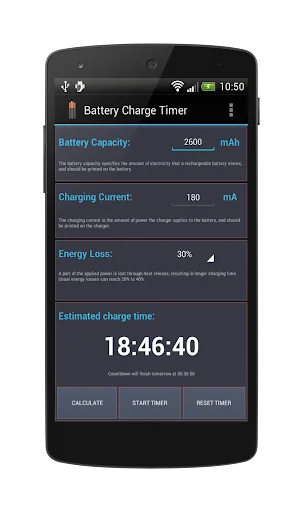 Battery Charge Timer