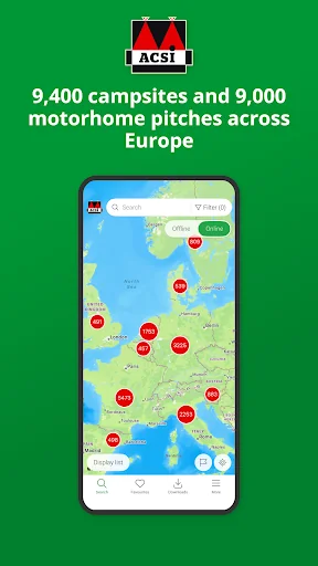 ACSI Campsites Europe: Camping screenshot 1