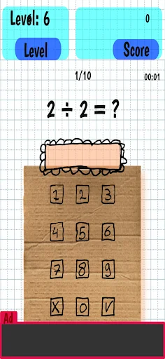Division Tables Math
