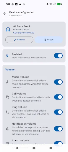Bluetooth Volume Manager screenshot 3