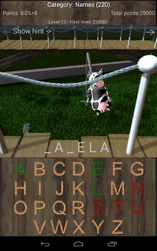 Hangman 3D Lite - Gallows screenshot 3
