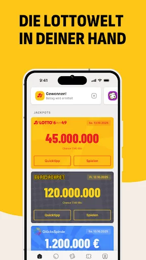 Clever LOTTO & Eurojackpot App