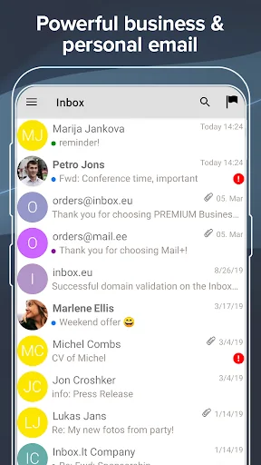 Inbox.eu - business email screenshot 1