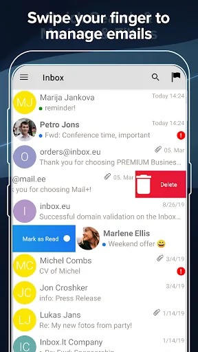 Inbox.eu - business email screenshot 3