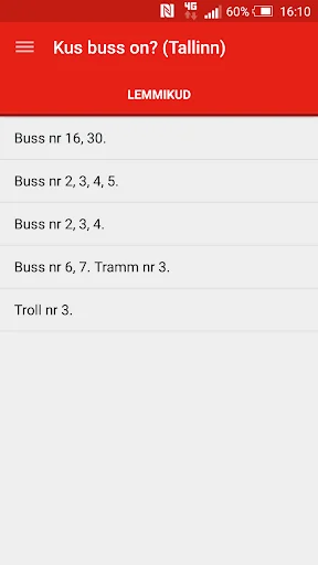 Kus buss on? (Tallinn) screenshot 2