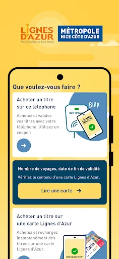 Lignes d’Azur Tickets screenshot 1