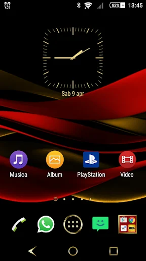Ruby & Gold Theme for Xperia