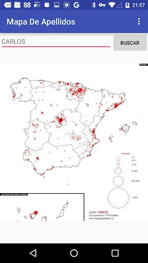 Mapa De Apellidos