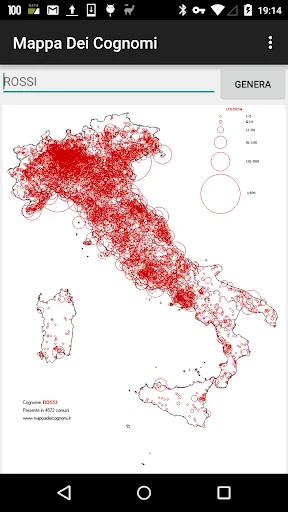 Mappa Dei Cognomi