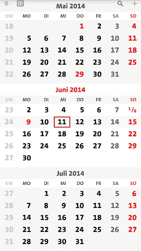terminic 3-Monatskalender Pro