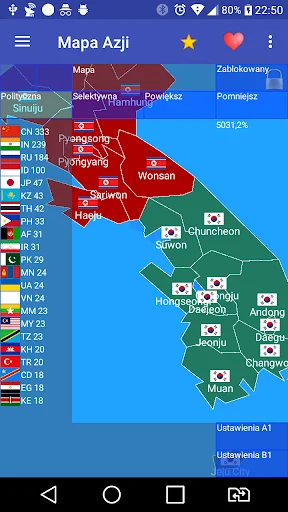 Asia Map Sandbox