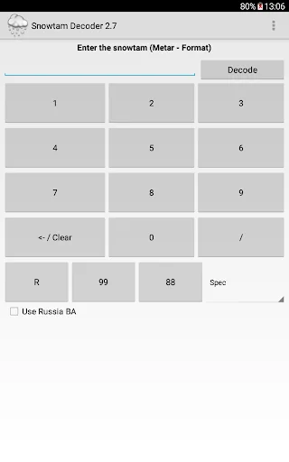 Snowtam Decoder