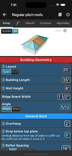 Feet & Inch Construction Calc screenshot 4