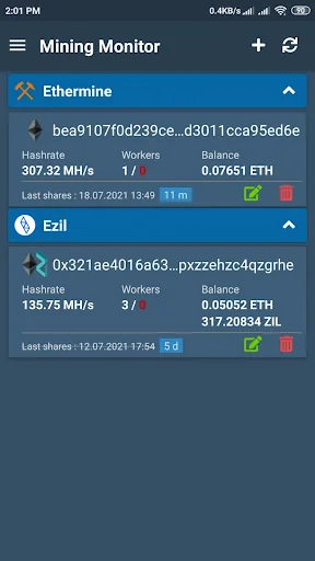 Mining Monitor screenshot 1