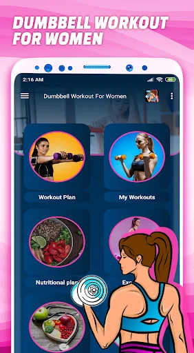 Dumbbell Workout Women Fitness